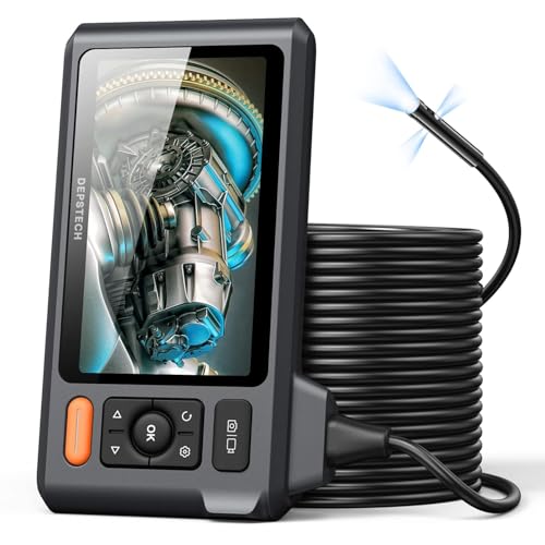 DEPSTECH Triple-Lens Inspection Camera (Borescope, 1080p, 15 m)