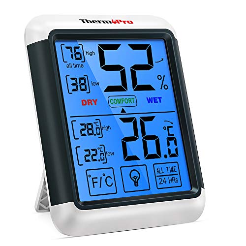 ThermoPro TP55 Digital Thermo-Hygrometer (Temperature & Humidity Monitor)